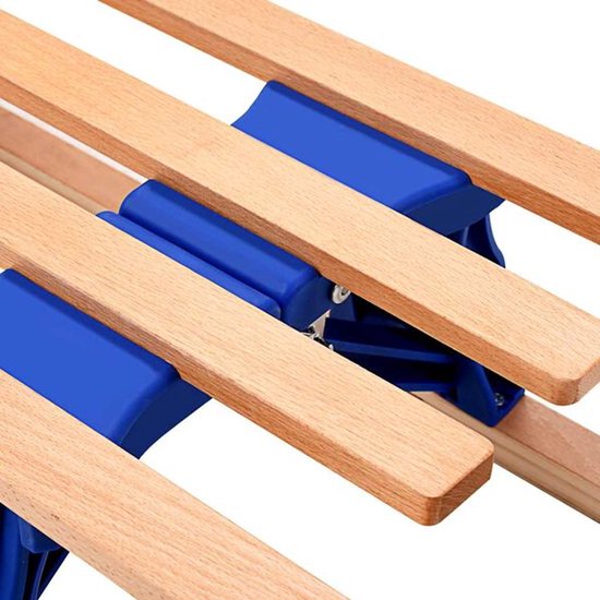 Pro-Snow Houten Slee Inklapbaar – Blauw